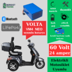 Volta VM4 Neo 60v 24ah LifePO4 Batarya