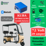 Kuba Optimun Ultra 72v 20ah LifePO4 Batarya