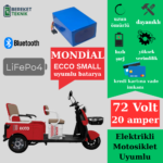 Mondial Ecco Small 72v 20ah LifePO4 Batarya
